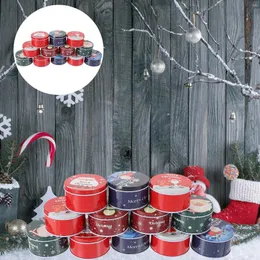 Nehmen Sie Container Weihnachtsbonbon -Jar -Festivalzubehör ab Dekors Schokoladenromantische Koffer Geschenkhalter Go Food Deckel