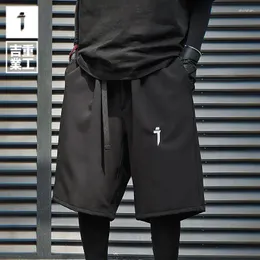 Shorts masculinos 11 Bybb's Dark 2024 Summer Men Black Sweetpante Panteira curta Pesquisa de rua de streetwear solta da cintura do joelho