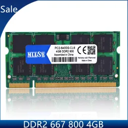 Rams Sale RAM DDR2 4GB 667MHz PC25300 800MHz PC26400 SODIMMラップトップメモリ​​RAM DDR2 4GB 667MHz 800MHz PC25300S PC26400S DDR 2 4G