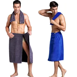 Simning mjuk bärbar magisk bf badhandduk med pocket strand filt dusch kjol sport gym handdukar blad baduppsättning för vuxen man