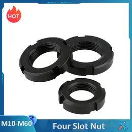 Slotted Nuts Round Nut Four Slot Nut M10 M12 M14 M16 M18 M20 M22 M24 M25 M27 M30 M33 M35 M36 M39 M40 M42 M45 M48 M50-M60