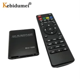 Box Full HD 1080p Media Video Player med HDMicompatible VGA AV USB SD/MMC MPEG2HD TV Box Surpport MKV H.264 HDD Multimedia Player