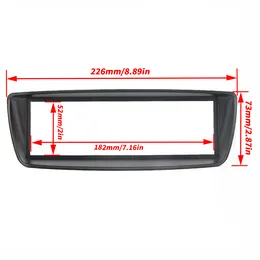 Toyota AYGO Ab için Citroen C1 için 1 Din Araba Stereo Radyo Fasya Panel Plaka Trim Çerçeve Peugeot 107 için