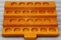 3 stili Visualizza in legno Stiping Shelf Shelf Shelf-Shelf Gram per bottiglie E-Liquid E-Juice Atomizer 510 810 Suggerimento per gocciolamento LL LL