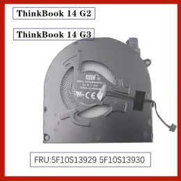 Lenovo Thinkbook 용 패드 14 G2 Thinkbook 14 G3 노트북 라디에이터 팬 냉각 팬 P/N 5F10S13929 5F10S13930 BAPD0806R5HY001