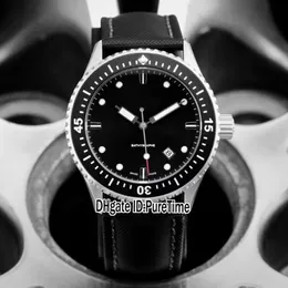 New Fifty Fathoms 50 Fathoms Bathyscaphe 5000-1110-B52A Steel Case Black Dial Automatic Mens Watch Nylon Leather Watches Puretime 2328