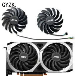 Kuddar nya för MSI Radeon RX7600 8GB Mech 2x Classic OC Wantushi Graphics Card Replacement Fan PLD10010S12HH