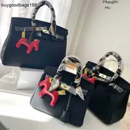 Tygväska designer väskor Birkinns handväskor trettio bara samma stora gu jias högklass bröllop svart utländsk stil personaliserade kvinnor har logotyp