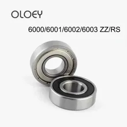 6000 6001 6002 6003-2RS 6000zz lager ABEC-1 (4/6st) Deep Groove 6000RS 6000zz Ball Bearings Rs ZZ Bicycle Brackets