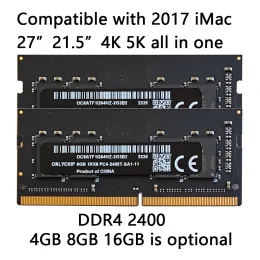 RAMS 호환 2017 IMAC 4K 5K 21.5 "27 인치 애플 메모리 RAM A1418 A1419 4GB 8GB 16GB 32GB DDR4 2400