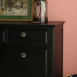 アンティークブロンズハンドルビンテージ引き出しノブ葉のヒトデ蝶の家具ハンドルドアキッチン食器棚キャビネットプル