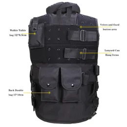 Taktik Molle Airsoft Av Yeleği Vücut Zırhı Savaş Saldırı Tabağı Taşıyıcı SWAT Askeri Modüler Güvenlik Erkekler Tarla Ceketi