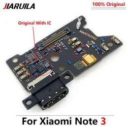 100 ٪ الأصلي الأصلي New Charger Board Connector Dock Dock Charging Flex Cable for Xiaomi Mi Note 3 أجزاء الهاتف