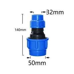 20/25/32/40/50/63mm PE Pipe Quick Connector Reducing Water Pipe Joint Plastic Pvc Fittings For Agricultural Irrigation