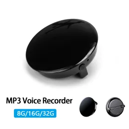 Oyuncular Mini Voice Recorder HD Gürültü Azaltma Voikeaktive Kayıt Kalemi Rozeti Madalya Mp3 Oyuncu Dijital Ses Kaydedici 8G/16G/32G