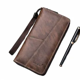 Außenhandel Heiße Männer Brieftasche LG einfache Atmosphäre Brieftasche Neue Multi-Karten-Brieftasche Reißverschluss großer Kapazitätskartenbeutel Mann A8PX#