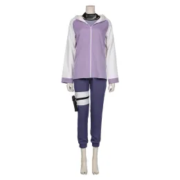 Anime Hyuga hinata Cosplay Costume Giacca di pantaloni Abiti di Halloween Abito da festa Regalo Christmas