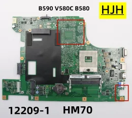 Moderkort för Lenovo IdeaPad B590 V580C B580 Laptop Motherboard 122091 HM70 Stöd endast Pentium Celeron CPU 1*USB DDR3 Test OK