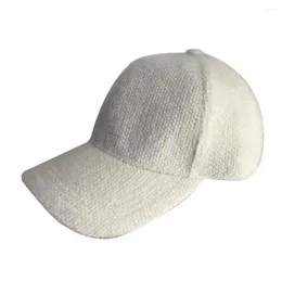 Ball Caps Sun Protection Hat Cozy Plush Baseball For Winter Warmth Style All-match Design Comfort Stylish Men