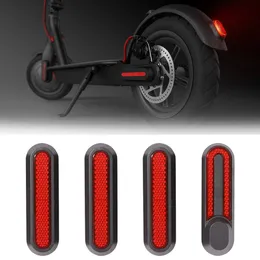 Capas de proteção de tampa da tampa de roda de 2/4x adesivos refletivos para Xiaomi Mi Electric Scooter Pro 2 M365 Scooter Acessórios