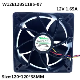 Cooling New original 120*38MM 12CM W12E12BS11B507 DC12V 1.65A S7 S9 high air volume violent cooling fan