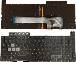 Keyboards New For ASUS TUF Gaming FA506IC FA506IE FA506QM FA506IU Black US RGB Backlit Keyboard