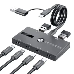 Hubs USBC Hub Docking Station 10gbit/s mit 4 Ports USB C 3.2 Gen2 USB C -Splitter für Laptop Air/Pro iPad Connecting Maus