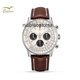 Watch Customized Luxury Luxury Disc Watch BLS Factory Size 43mm 7750 Bewegung Klassische Luftfahrt Chronograph Designer wasserdichte Armbanduhren