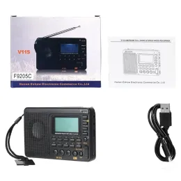 راديو تنوع V115 مشغلات الراديو الرقمية/مسجل النطاقات الكاملة استقبال رائع للبث المحلي تسجيل dropshiping