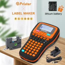 Printers Portable Label Printer Wireless Label Maker PS100E Industrial Labeling Machine Similar as Brother PTouch Labeller tze231 Tape