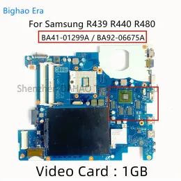 Moderkort för Samsung R439 R440 R480 Laptop Motherboard med HM55 CHIP HD5470M 1GBGPU BA4101298A BA4101299A BA9206675B 100% Arbetet