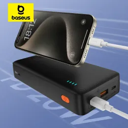 Baseus Power Bank 20000 mAh Szybkie ładowanie PD 20W Przenośna ładowarka Batterie Externe For iPhone 15 14 13 12 Pro Max