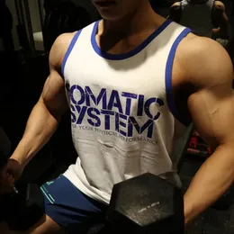 Singlet Men Tank Top Bodybuilding Exercing Gym Accumi di allenamento per uomini camicie muscolari senza maniche 240328