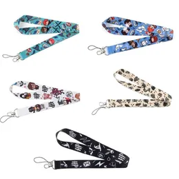 10pcs Lot J1576 Cartoon Magical School of Witchcraft and Wizardery Movie Keychain Mobiltelefone Mobiltelefone Key Strap Lanyard 210402495