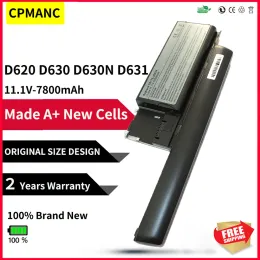 Батареи CPMANC 9CELLS 6600MAH Аккумулятор ноутбука для Dell Latitude D630 D630N D620 PC764 FG442 TD175 TD116 TD117 TG226 UD088 GD787