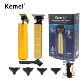 Trimmers Kemei KM1978B/T9 Schwere Hitterkabelschnurless -Trimmer Männer 0mm kahlköpfiges Haar Clipper Finish Haarschneidemaschine