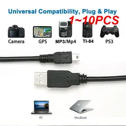 1〜10pcs MINI USBからUSB高速データケーブルMP3 MP4プレーヤーカーDVR GPSデジタルカメラHDDコード携帯電話充電器