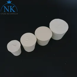 10pcs/lot #4-#10 Rubber stopper, erlenmeyer flask plug bottle stopper, Test tube rubber cap