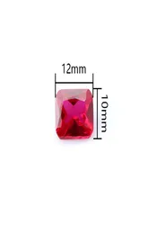 Nowe style Ruby Diamond Wkładka Ruby Squarerectangelround dla 10 mm14 mm 18 mm fatved kwarc kwarcowy paznokcie paznokcie węglowodany bongs3673421