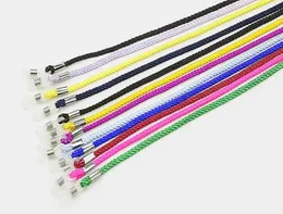 Gemi Kalitesi12pcs Antislip String Muticolor Pamuk İplik Güneş Gözlüğü String ReadingGlasses Boyun Kablosu Tutucu Kayış Sert Sili9497354