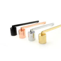 Acciaio inossidabile tubo dritto candela Snuffer stoppino Strumenti di copertura delle candele Accessori per le mani in sicurezza Accessori in sicurezza.per sn di candele in acciaio inossidabile