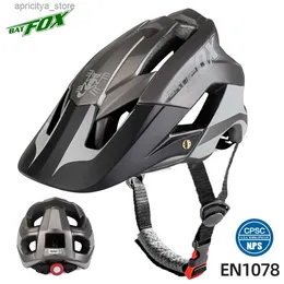 Hełmy rowerowe rower nietoperzy mężczyźni Kobiety hełm rowerowy Hełm Ultralight Helmet Wysoka jakość ogólna formowanie MTB rowerowe rowerowe hełm Casco Ciclismo L48