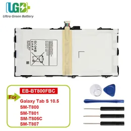 Batterie UGB Nuova batteria per nota 10.1 GTP5110 P5100 P5113 N8000 GTN8020 P7500 SMP601 Tab3 P5200 T4500E Tab4 SMT530 SMT805