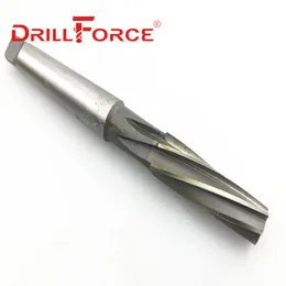 DrillForce 1:10 Machine Righer 8-38mm Morse Taper HSS Spirale Flauto Cutter (8/10/11/14/16/18/22/22/26/26/28/30/32/34/36/38mm)