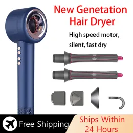 Dryer Professional Hair Dryer 110V/240V Negative Ionic Hair Dryer Blow Dryer Leafless Hairdryer Home Appliance