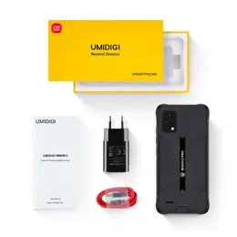 UMIIDIGI Bison 2 Rugged Phone Global 4G LTE 6 GB+128 GB /8 GB+256 GB 6,5 '' Android 12 MTK Helio P90 Octa Core NFC 48MP Fingerprint ID