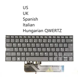 Teclados UK Espanhol Itália Teclado húngaro para Lenovo Ideapad 530S14Arr 530S14IKB 530S15IKB C34014API C34014IML C34014IWL LILT