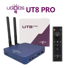 Box Ugoos Ut8 Pro Android 11.0 TV Box 8GB 64 GB RK3568 1000M LAN WiFi 6 Set Top Box 4K Media Player UT8 4GB 32GB vs Am6b Plus AM7