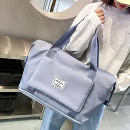 Duffel Bags Bolsa de ginástica esportiva à prova d'água de ginástica Ajuste Yoga Big Duffle para mulheres 2021 Fim de semana viajando bolsa sac250y