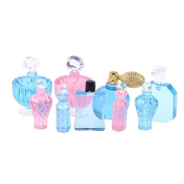 1:12 Dollhouse 6PCS/Set Parfümflaschenzubehör Miniatur Mini -Spielzeug Puppenhausmöbel für Puppenhaus Baby Mädchen